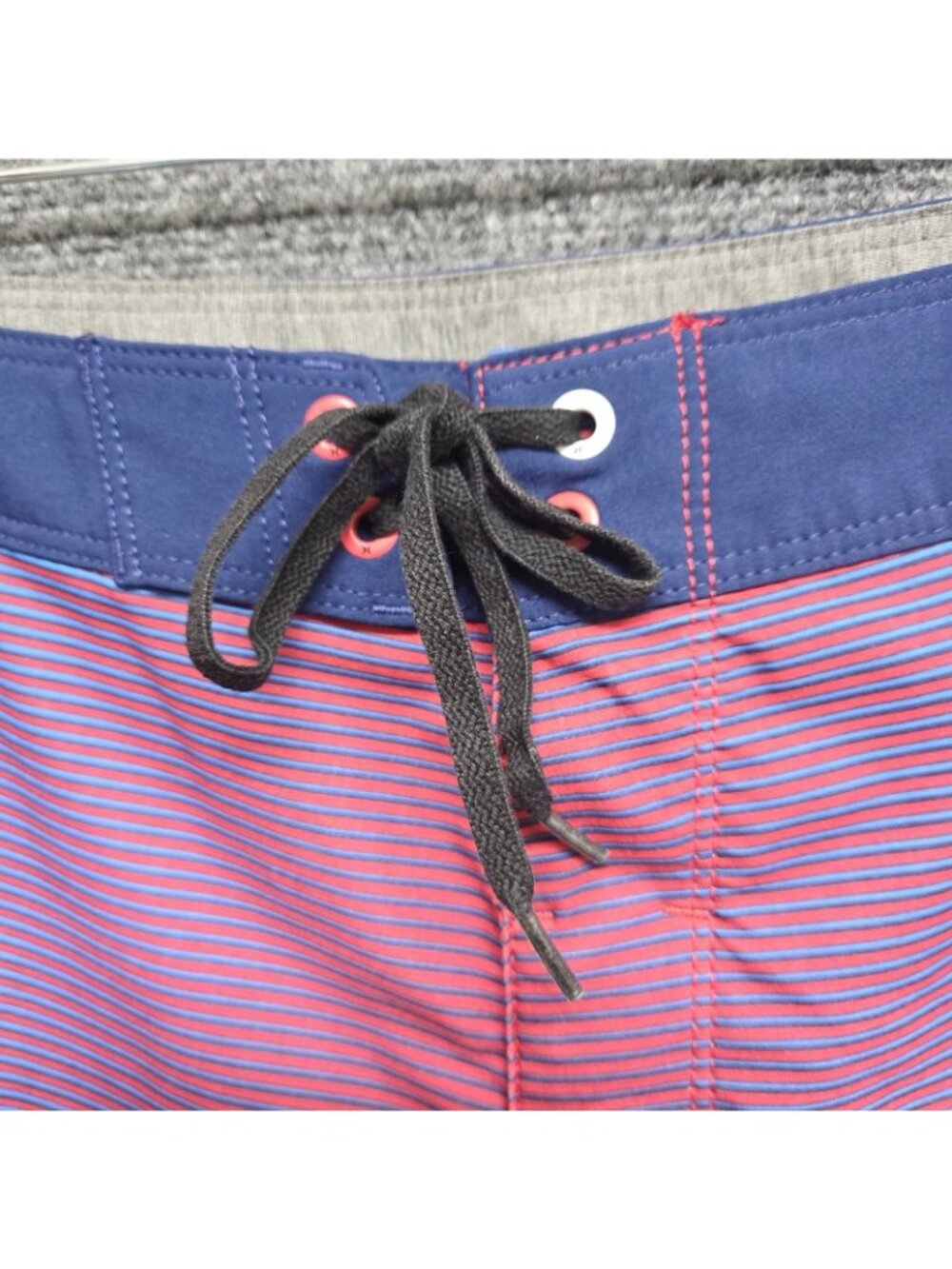 Hurley Phantom Mens 38 Team USA Olympic Board Shorts Striped Unlined Trunks - Picture 6 of 11